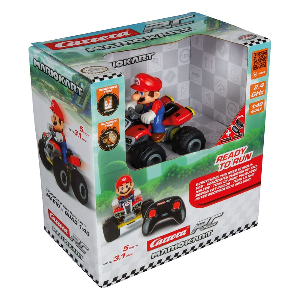 Super Mario Kart RC remote-controlled Quad 1/40 2.4GHz Mario
