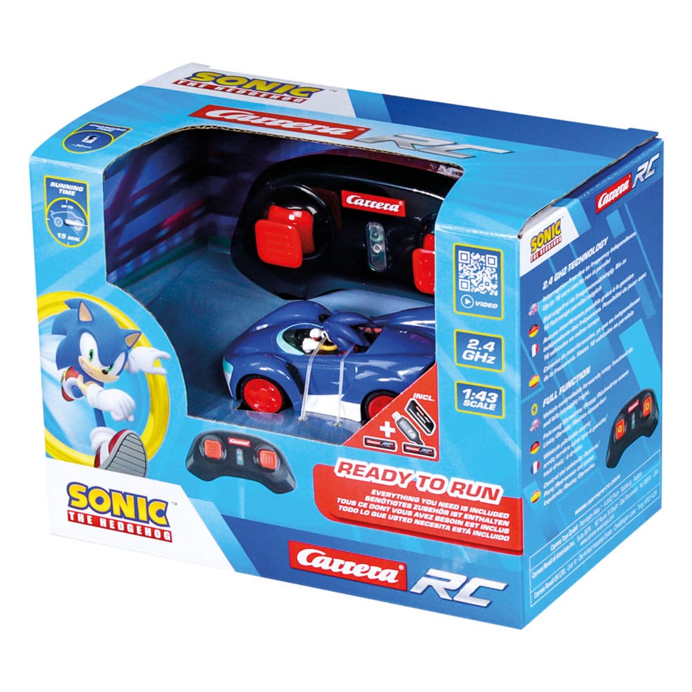 Sonic the Hedgehog RC remote-controlled Car 1/43 2.4GHz Mini Sonic