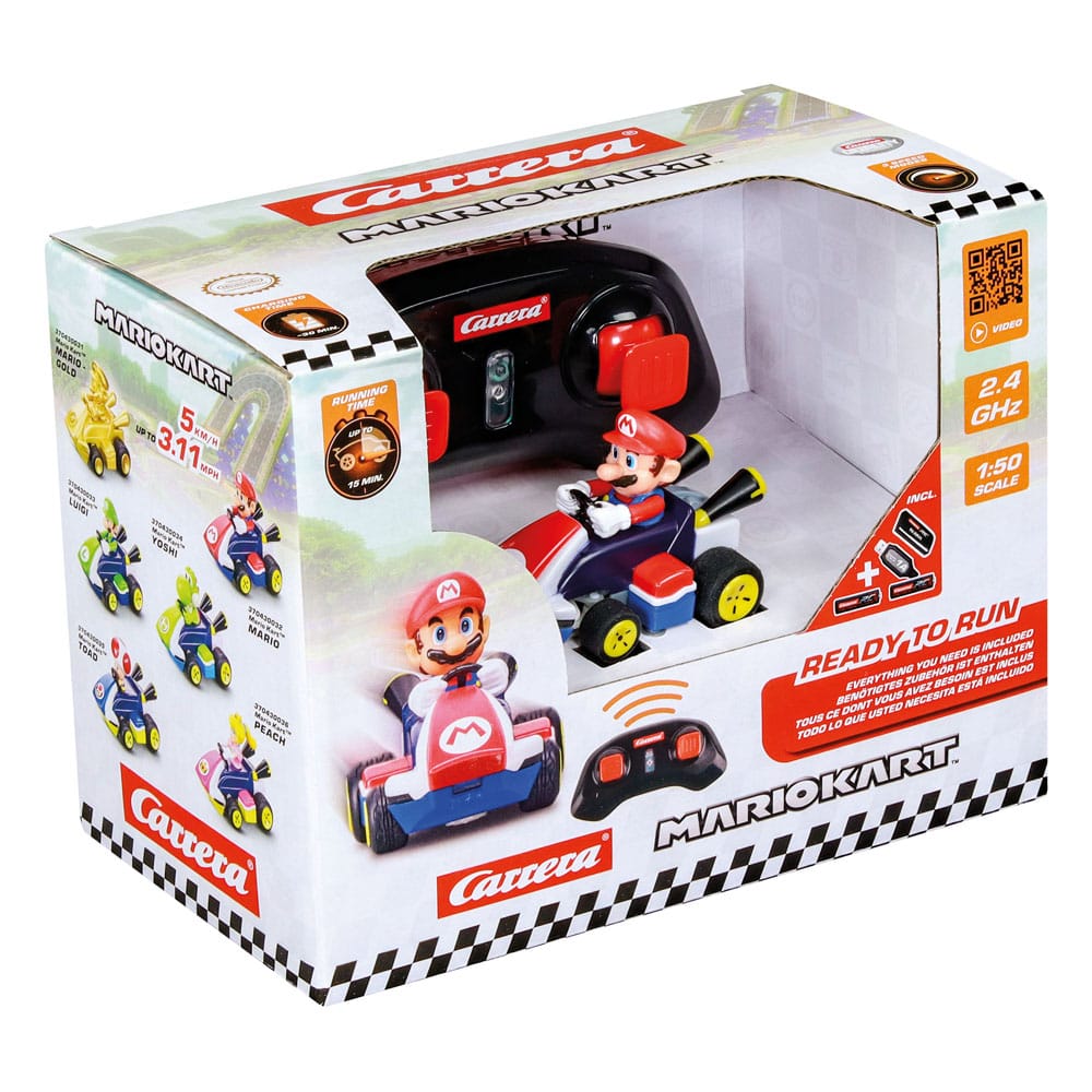 Super Mario Kart RC remote-controlled Car 1/50 2.4GHz Mini Mario