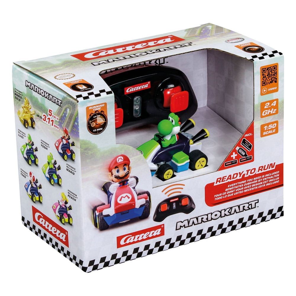 Super Mario Kart RC remote-controlled Car 1/50 2.4GHz Mini Yoshi