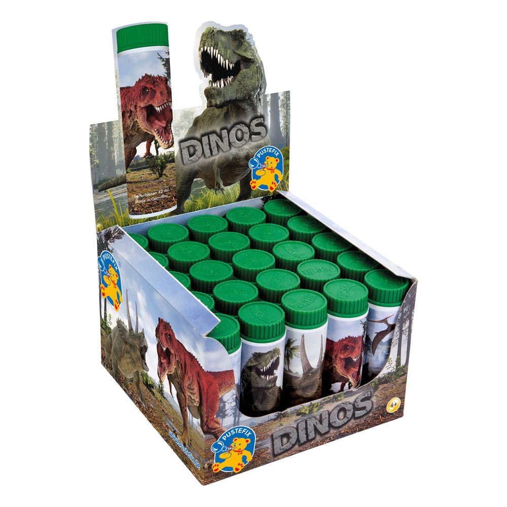Classic Pustefix Soap Bubble Bottle Dinosaurs Assortment (25)