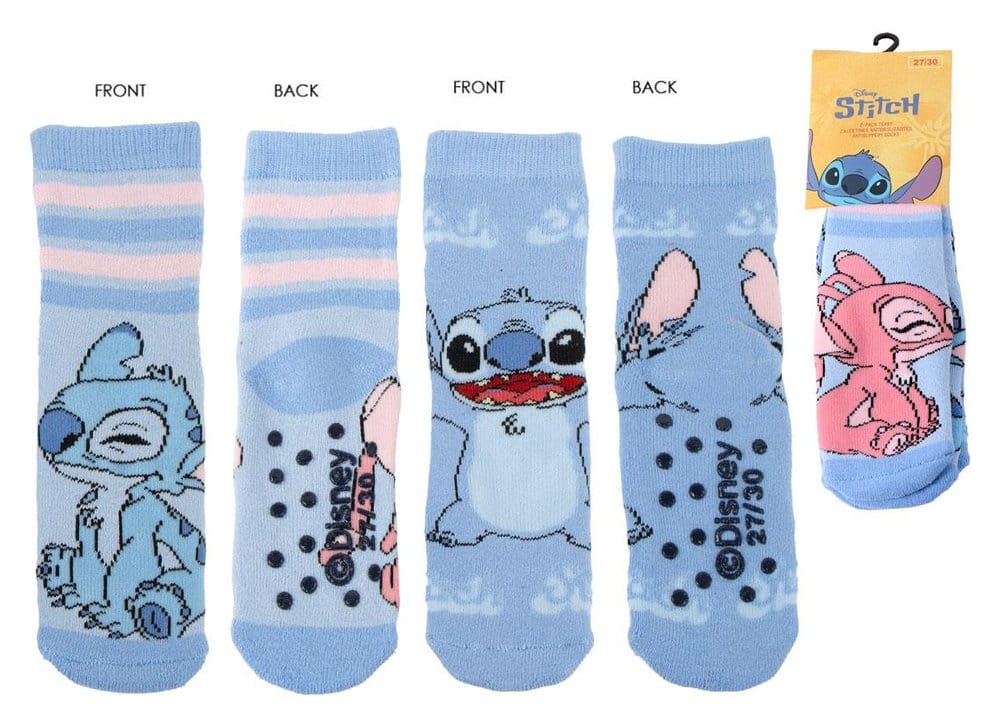 Lilo & Stitch Anti-Slip Socks with Applications Stitch 27-34
