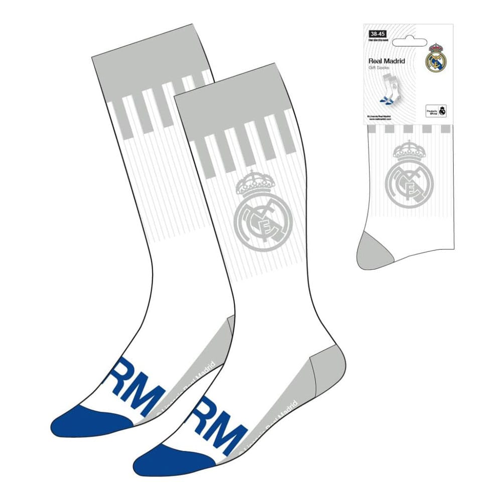 Football Socks 3-Pack Real Madrid White 38-45