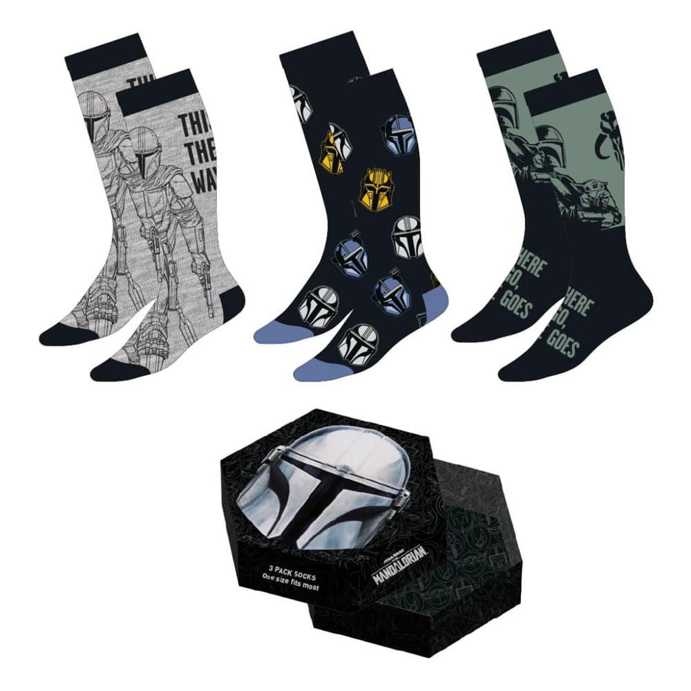 Star Wars: The Mandalorian Socks 3-Pack Mandalorian 38-45
