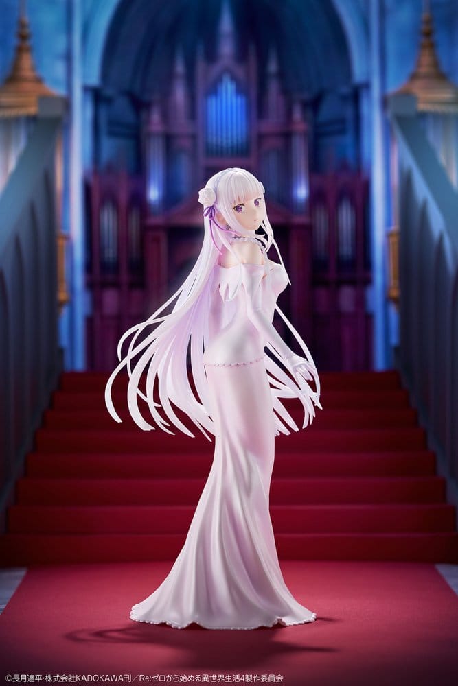 Re:ZERO -Starting Life in Another World- PVC Figure 1/7 Emilia Wedding dress Ver. 24 cm