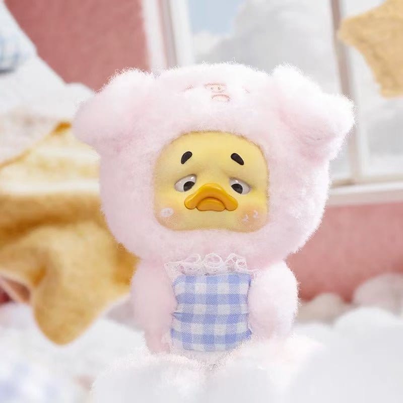 Mini Upset Duck Plush Keychain Wish List Duck 12 cm Blind Box Display (6)