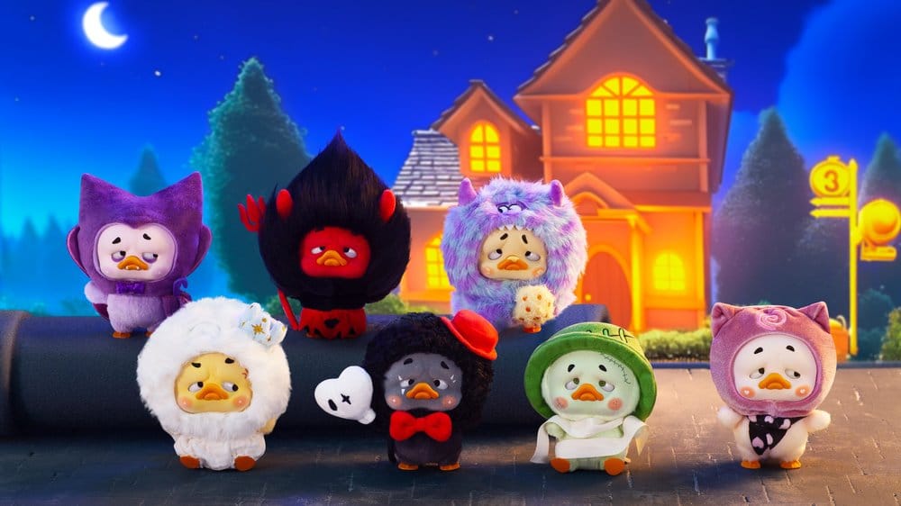 Upset Duck: Colorful Player Duck Blind Box Keychain 16 cm Display (6)