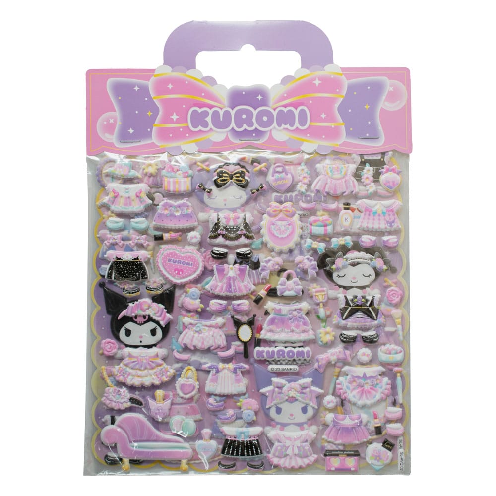 Hello Kitty and Friends Sticker Kuromi Puffy Assortment (10)