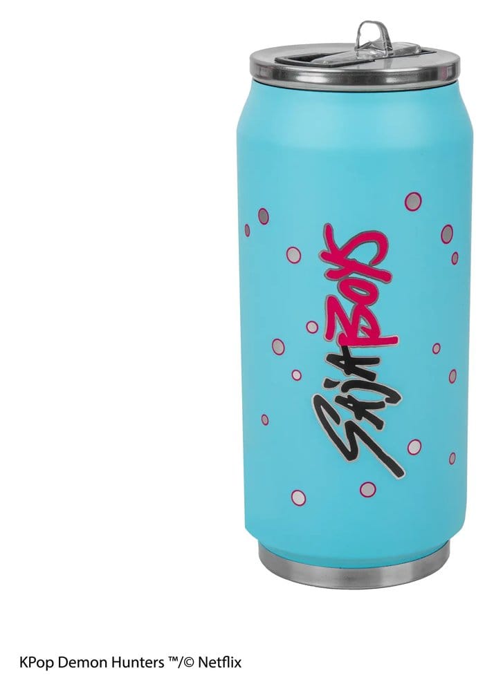 KPop Demon Hunters Thermal Straw Mug Soda Pop Can