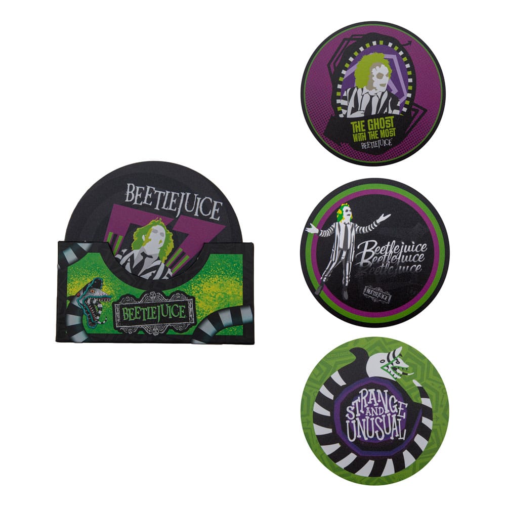 Beetlejuice Coaster 4-Pack