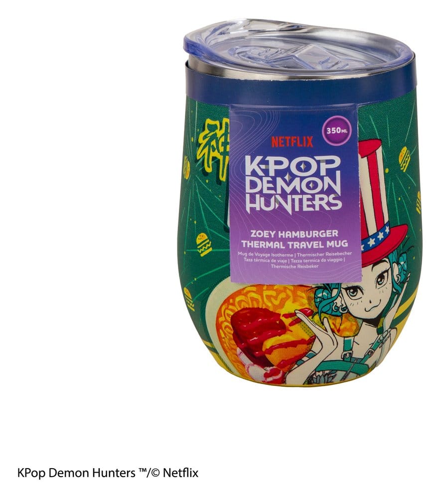 KPop Demon Hunters Travel Mug Zoey Hamburger