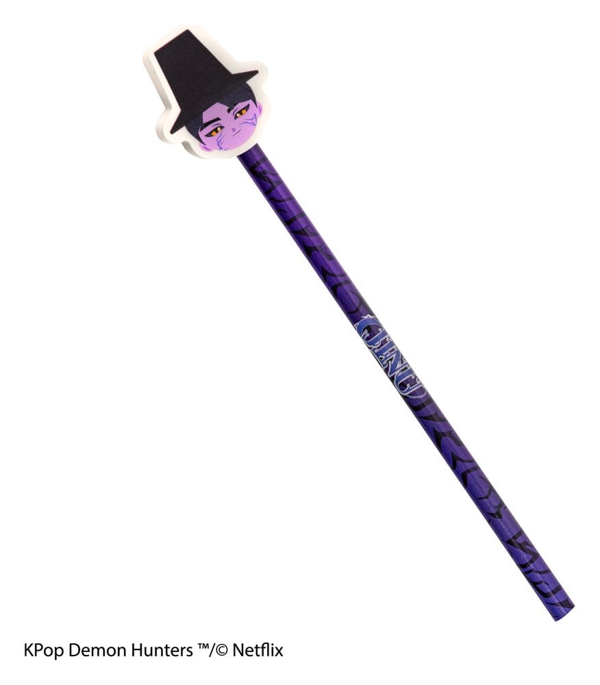 KPop Demon Hunters Pencil & Eraser Series 1 Display (30)