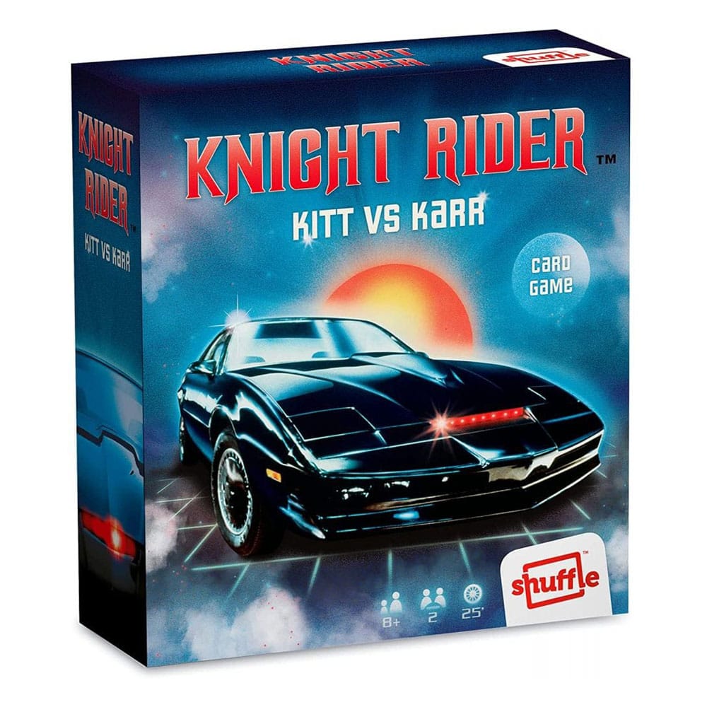 Knight Rider Card Game Kitt vs. Karr Retro