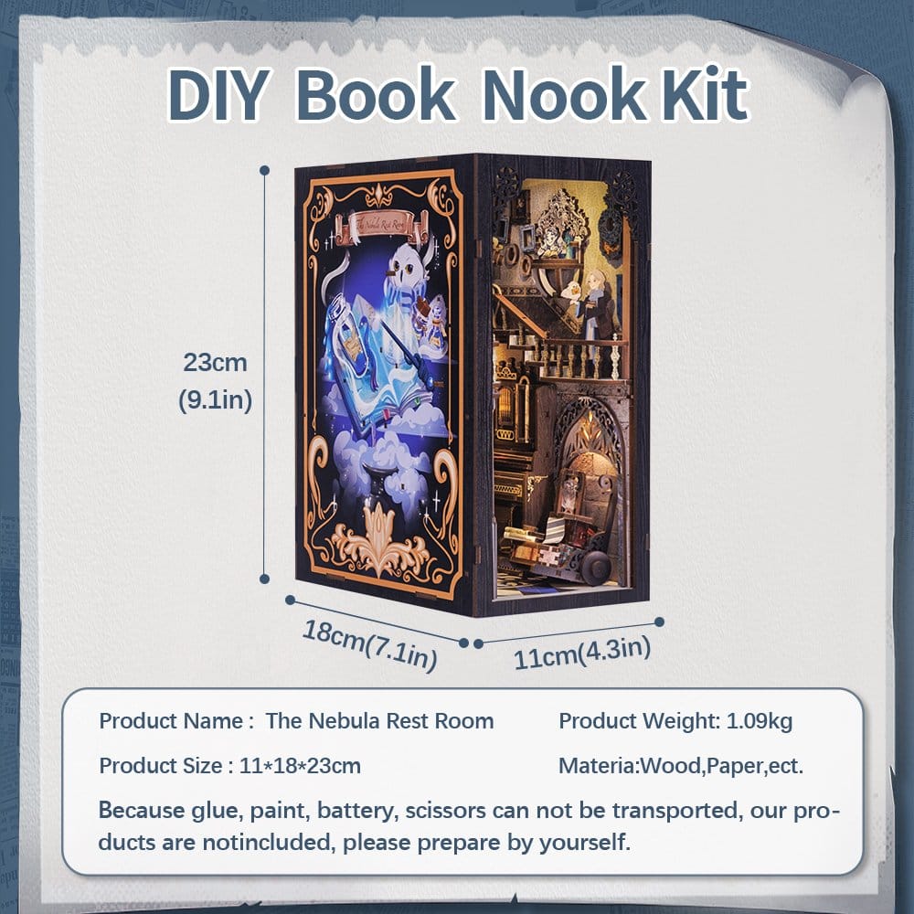 Book Nook Nebula Common Room 23 x 11 cm