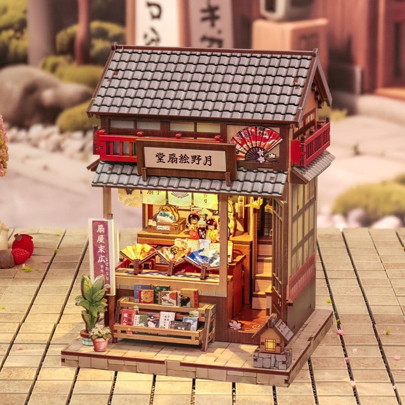 Miniature House Model Kit Tsukino Eogi-dou 19 x 14 cm
