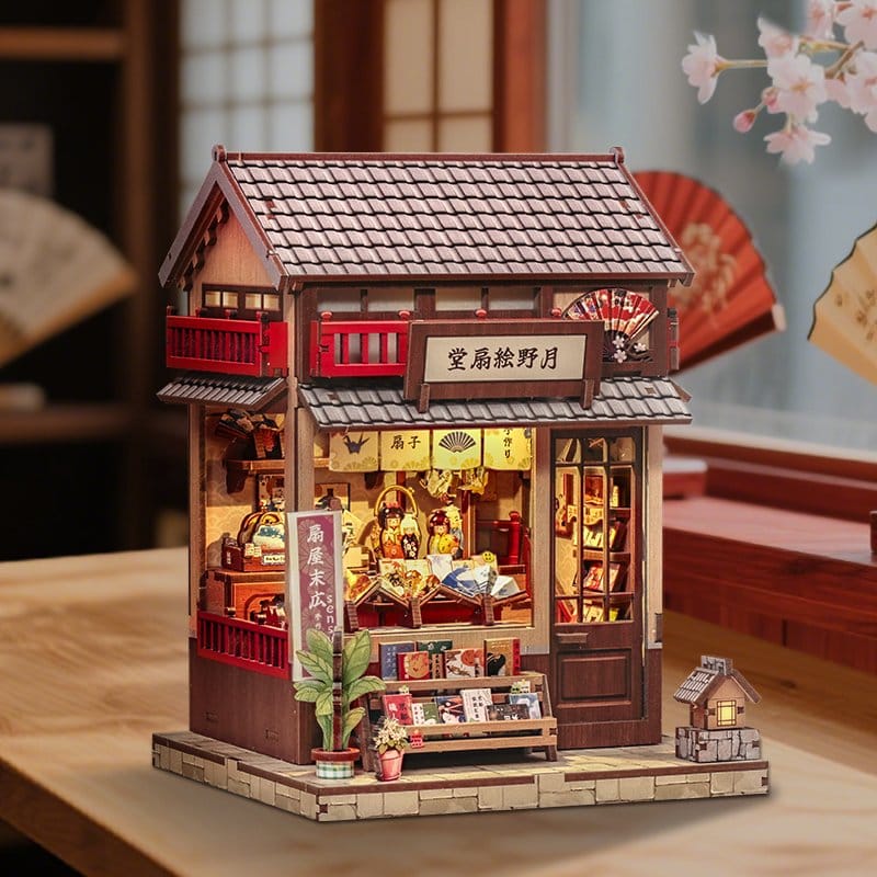 Miniature House Model Kit Tsukino Eogi-dou 19 x 14 cm