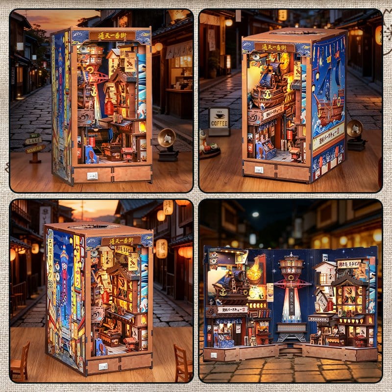 Book Nook Tsutenkaku Ichiban Street 23 x 12 cm