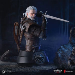 Witcher 3 Wild Hunt Bust Geralt 15 cm - Damaged packaging