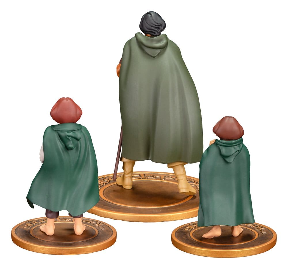 Lord of the Rings Animated Film PVC Figures 3-Pack Frodo, Aragorn, and Samwise