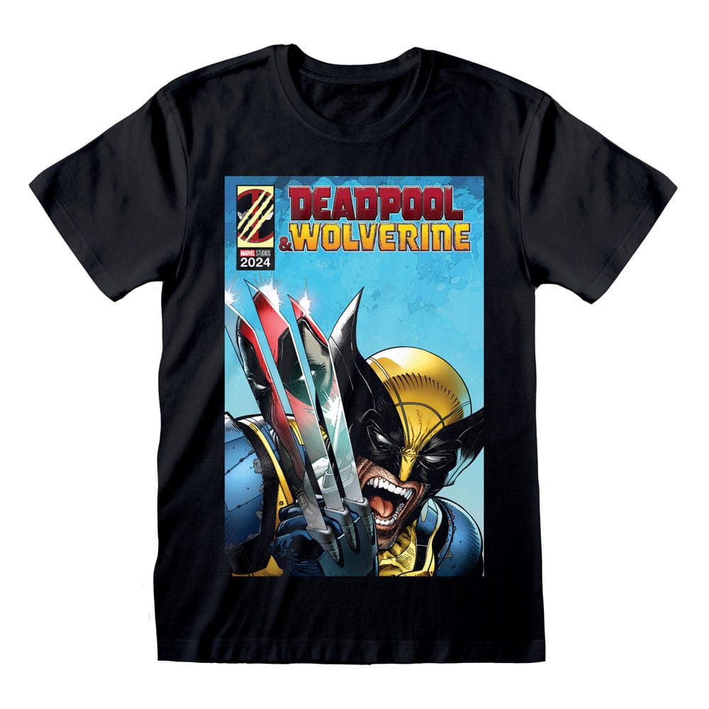 Deadpool T-Shirt Wolverine Reflection Size XL