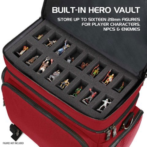 Enhance Tabletop Series Collectors Edition Adventurer's Travel Bag Red