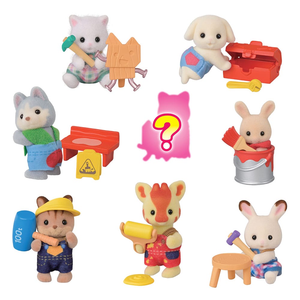 Sylvanian Families: Construction site baby friends Surprise Bag figure 5 cm