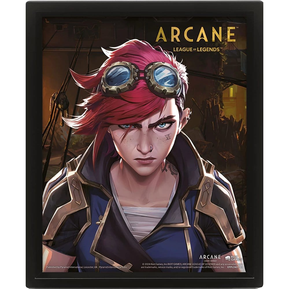 League of Legends Arcane 3D Lenticular Poster Jinx-VI