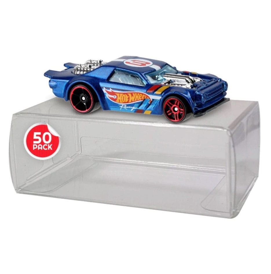 Hot Wheels PET Protectors 50-Pack for Matchbox Cars