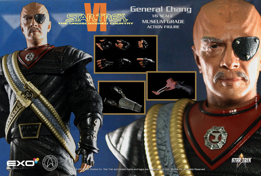 Star Trek VI: The Undiscovered Country Action Figure 1/6 General Chang 30 cm