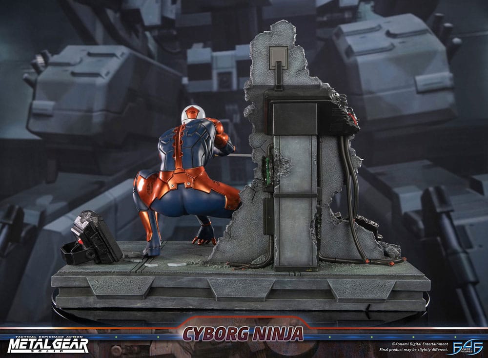 Metal Gear Solid Cyborg Ninja (Gray Fox) 41 cm Statue