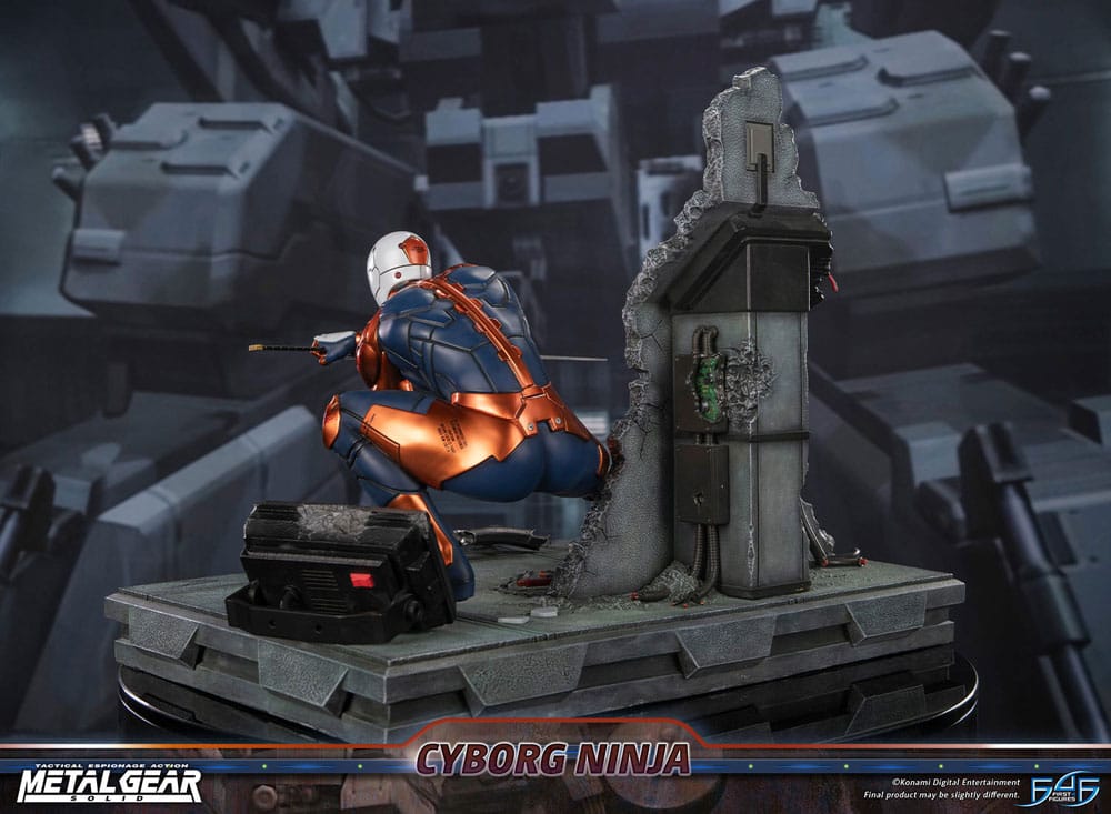Metal Gear Solid Cyborg Ninja (Gray Fox) 41 cm Statue