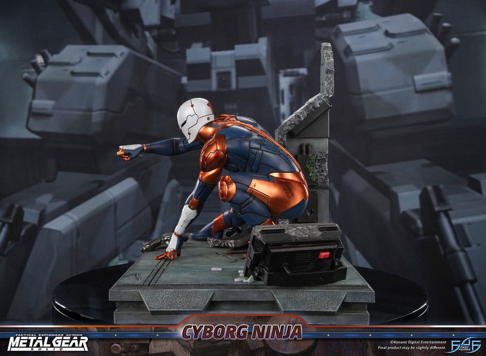 Metal Gear Solid Cyborg Ninja (Gray Fox) 41 cm Statue