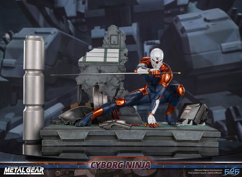 Metal Gear Solid Cyborg Ninja (Gray Fox) 41 cm Statue