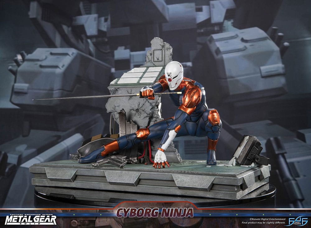 Metal Gear Solid Cyborg Ninja (Gray Fox) 41 cm Statue