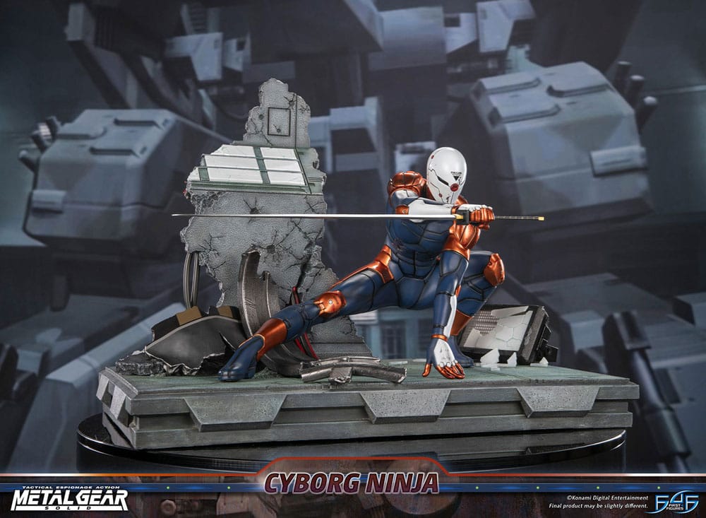 Metal Gear Solid Cyborg Ninja (Gray Fox) 41 cm Statue