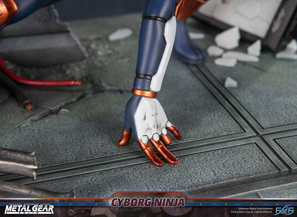 Metal Gear Solid Cyborg Ninja (Gray Fox) 41 cm Statue