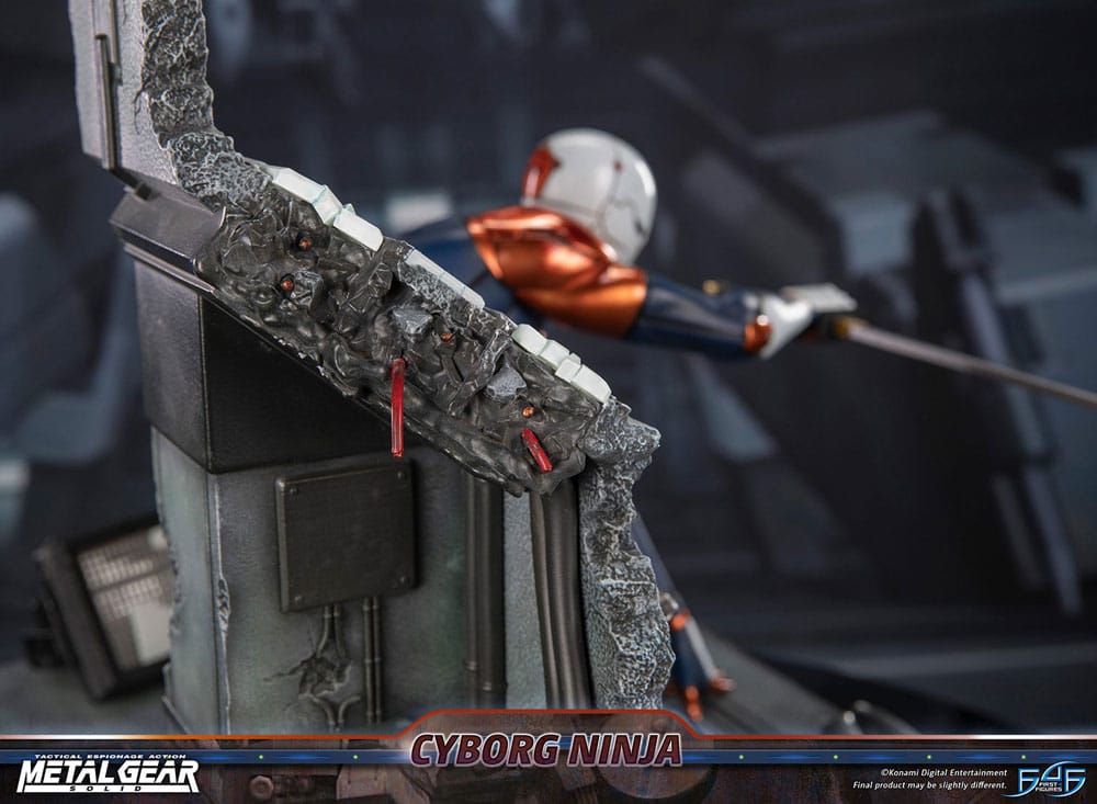 Metal Gear Solid Cyborg Ninja (Gray Fox) 41 cm Statue