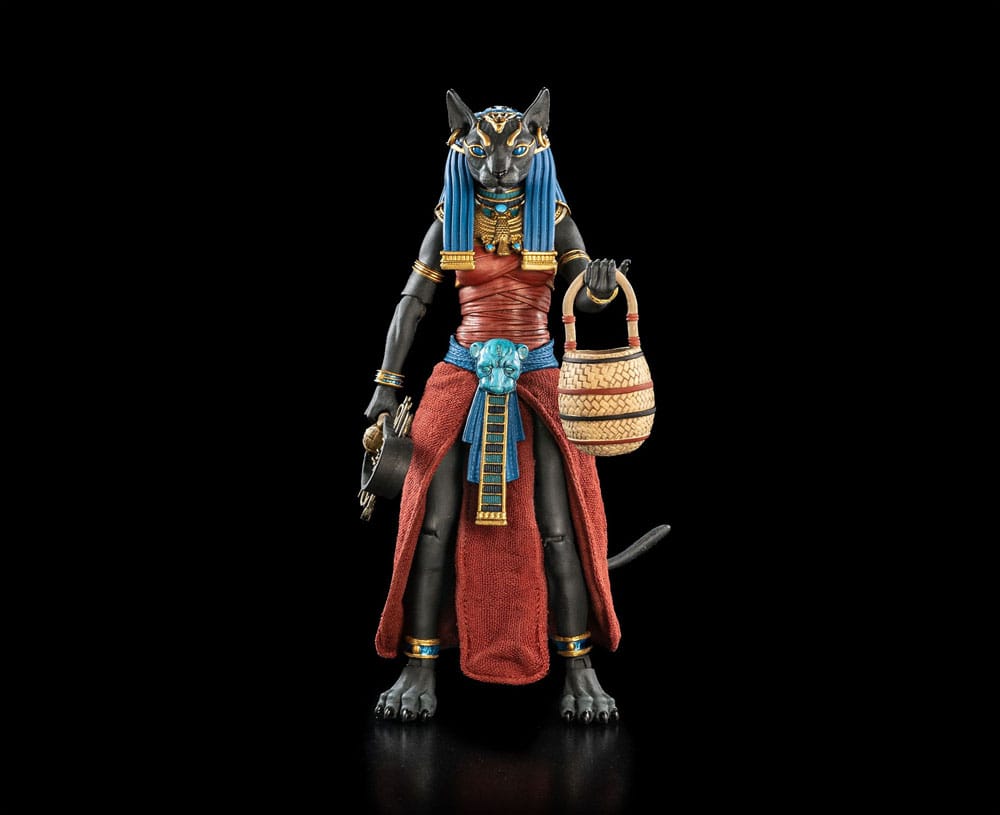 Figura Obscura Action Figure Bastet Black & Red