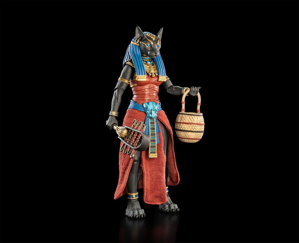 Figura Obscura Action Figure Bastet Black & Red