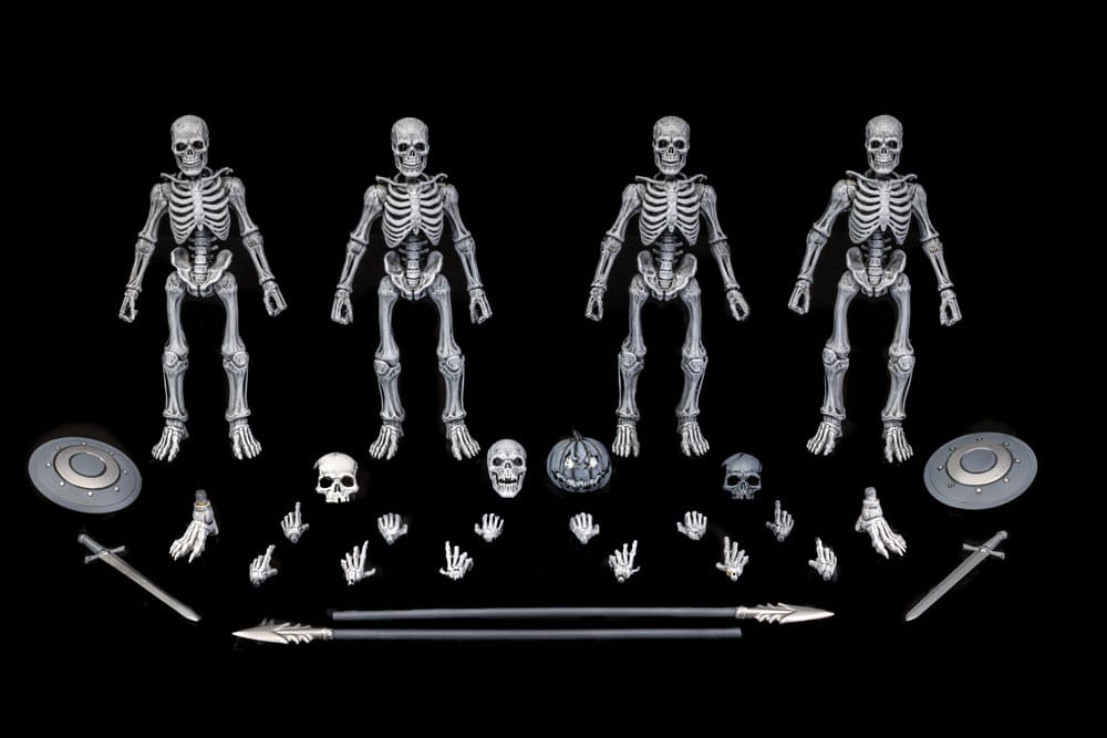 Graveyard Skeletons  Actionfigures 4-Pack Graveyard Skeletons