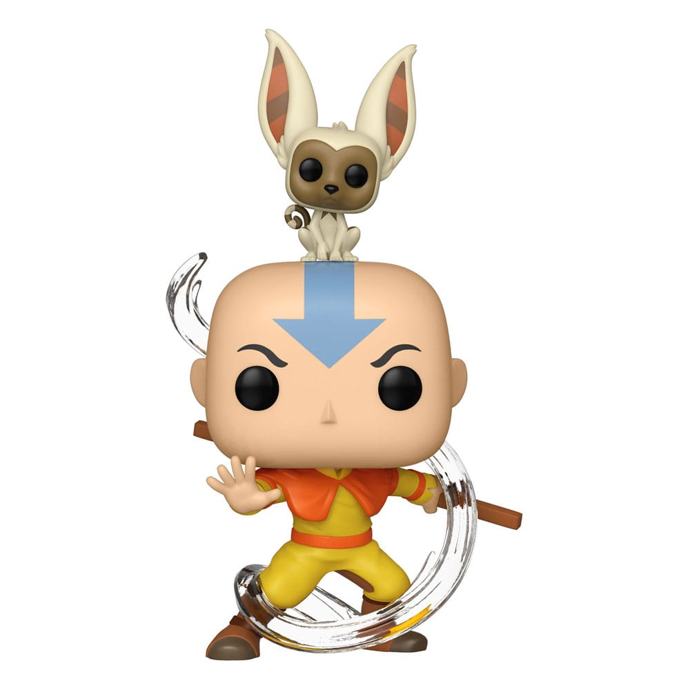 Avatar The Last Airbender POP! Animation Vinyl Figure Aang w/ Momo 9 cm