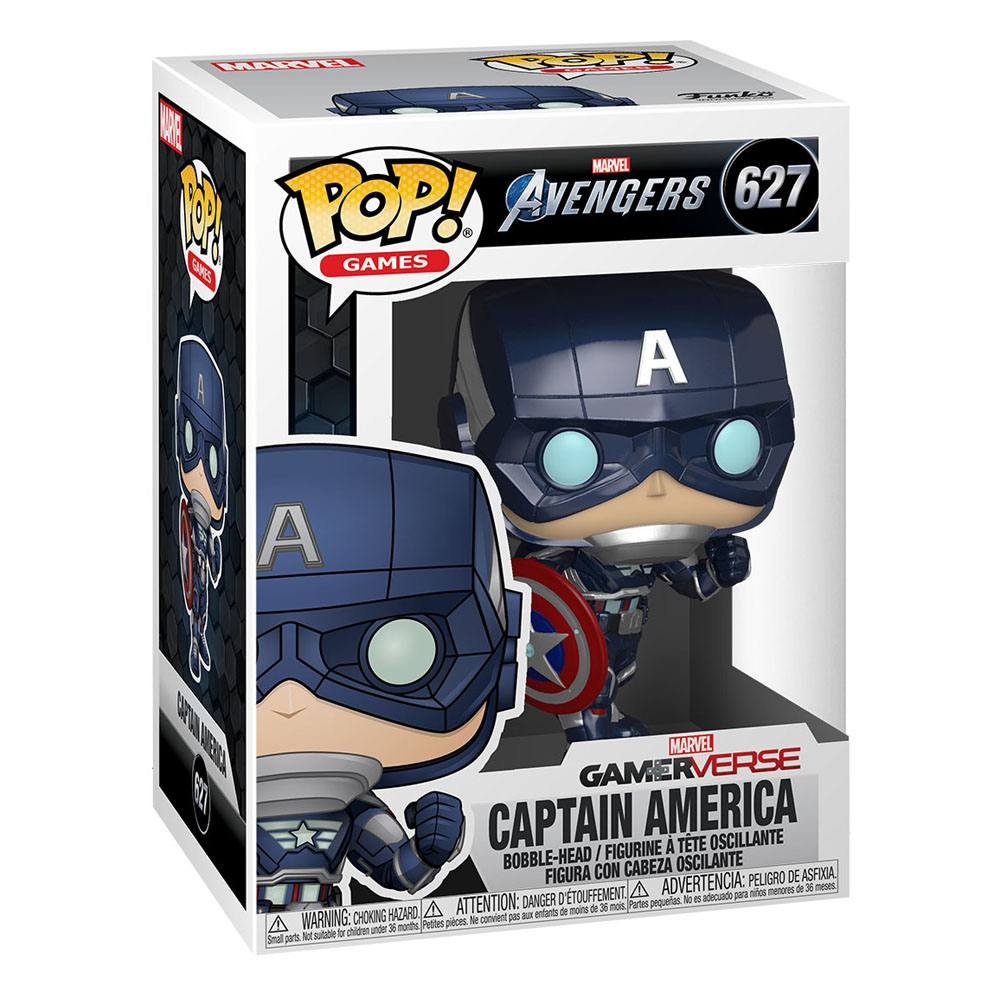 Marvel's Avengers (2020 video game) POP! Marvel Vinyl Figure Captain America 9 cm