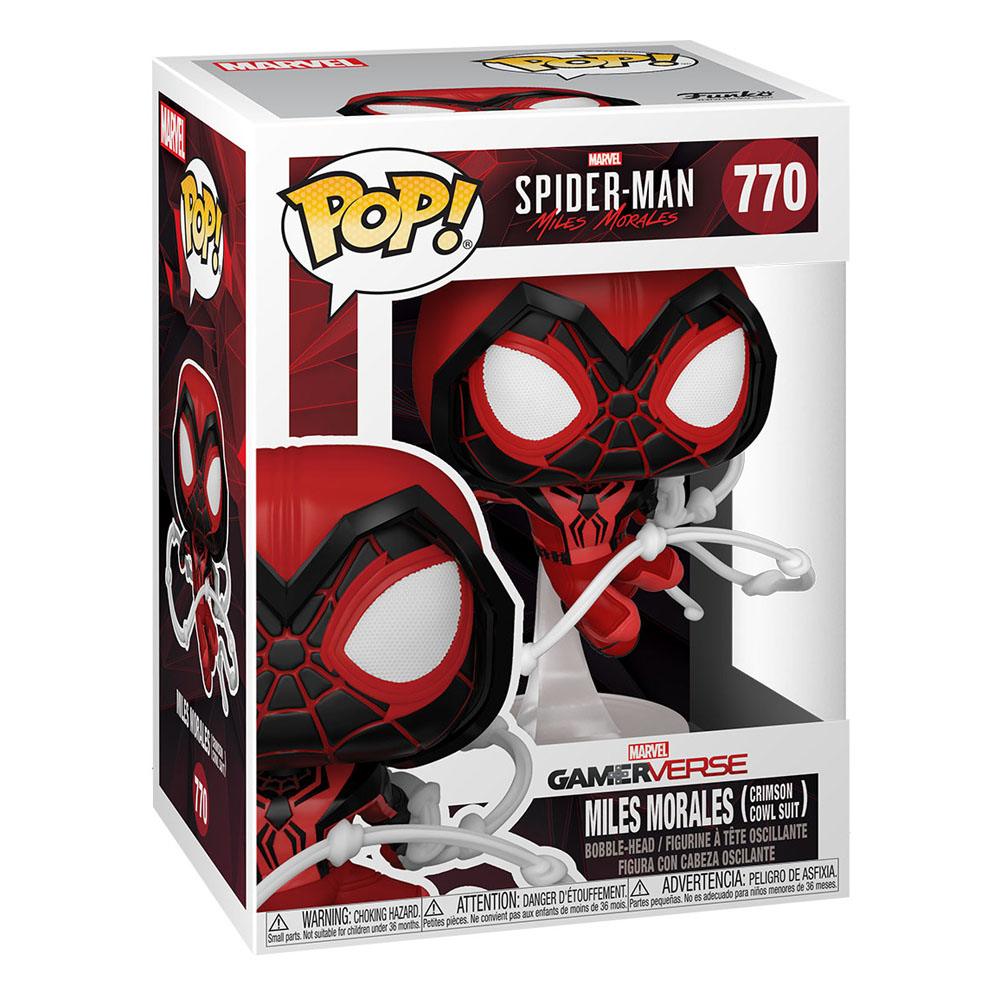 Marvel's Spider-Man POP! Games Vinyl Figure Miles Morales Red Suit 9 cm