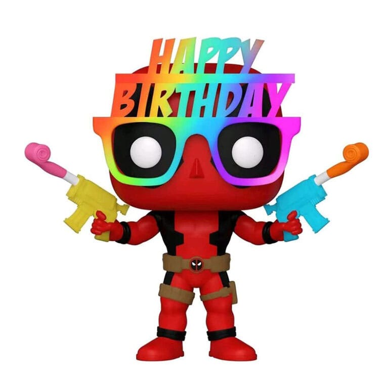 Deadpool POP! Marvel Vinyl Figure 30th Birthday Glasses Deadpool 9 cm