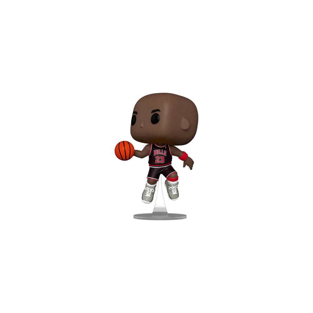 NBA Legends POP! Sports Vinyl Figure Bulls- Michael Jordan w/Jordans (Blk Pinstripe Jersey) 9 cm