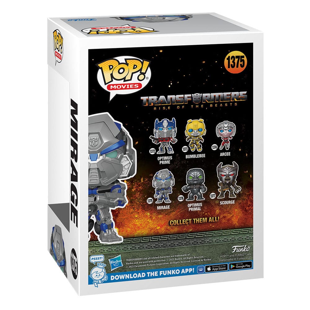 Transformers: Rise of the Beasts POP! Movies Vinyl Figure Mirage 9 cm