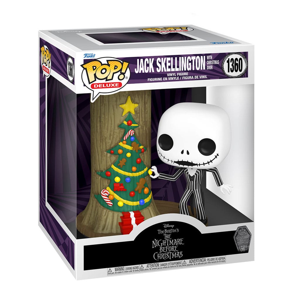 Nightmare before Christmas 30th POP! Deluxe Vinyl Figure Jack w/C.Town Door 9 cm