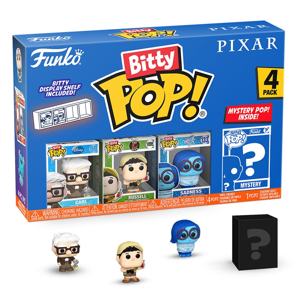 Pixar Bitty POP! Vinyl Figure 4-Pack Up 2,5 cm