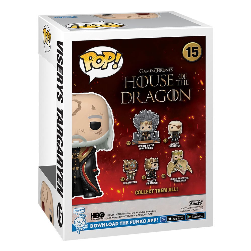 House of the Dragon POP! TV Vinyl Figures Masked Viserys 9 cm Assortment (6)