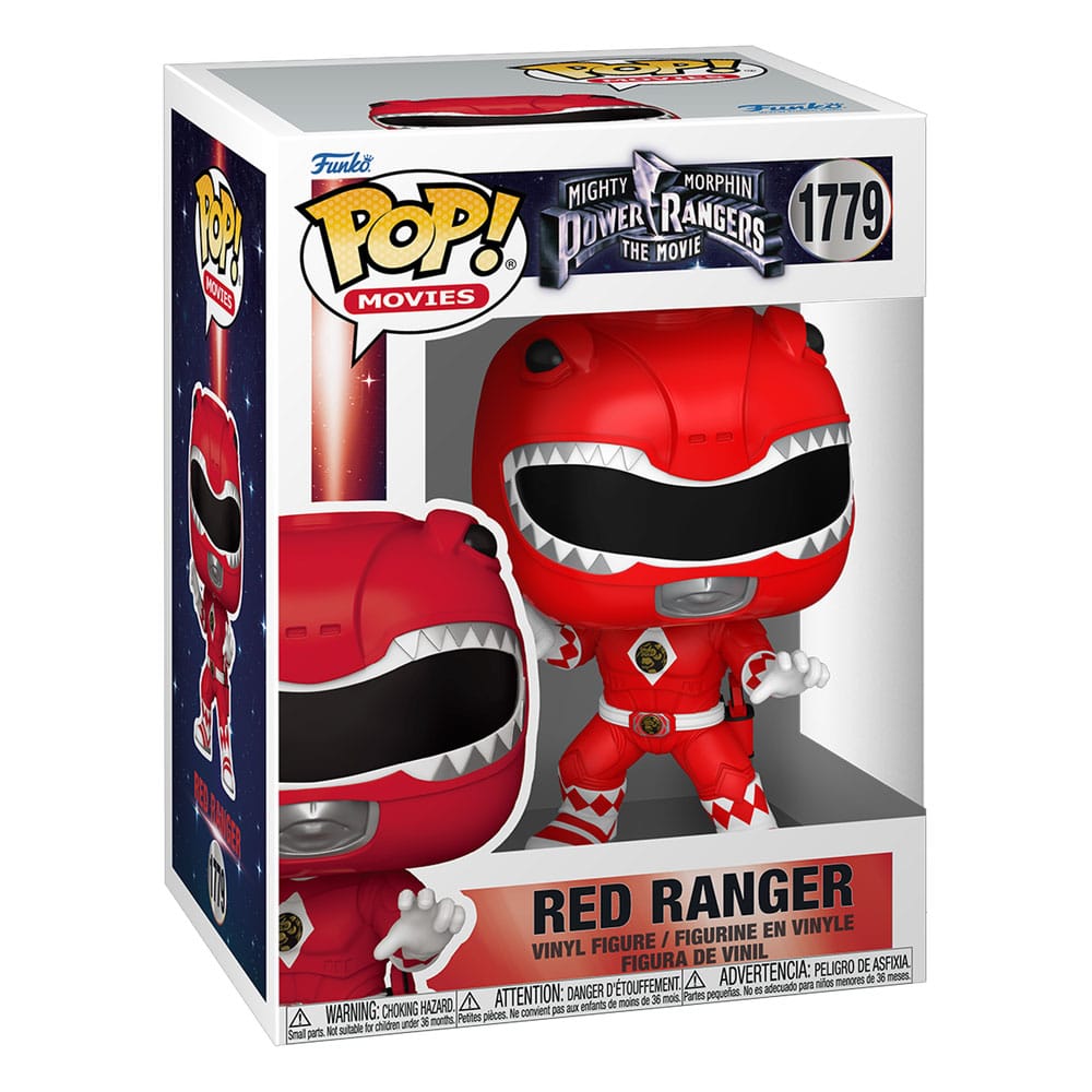 Mighty Morphin Power Rangers: The Movie POP! Movies Vinyl Figures Red Ranger 9 cm